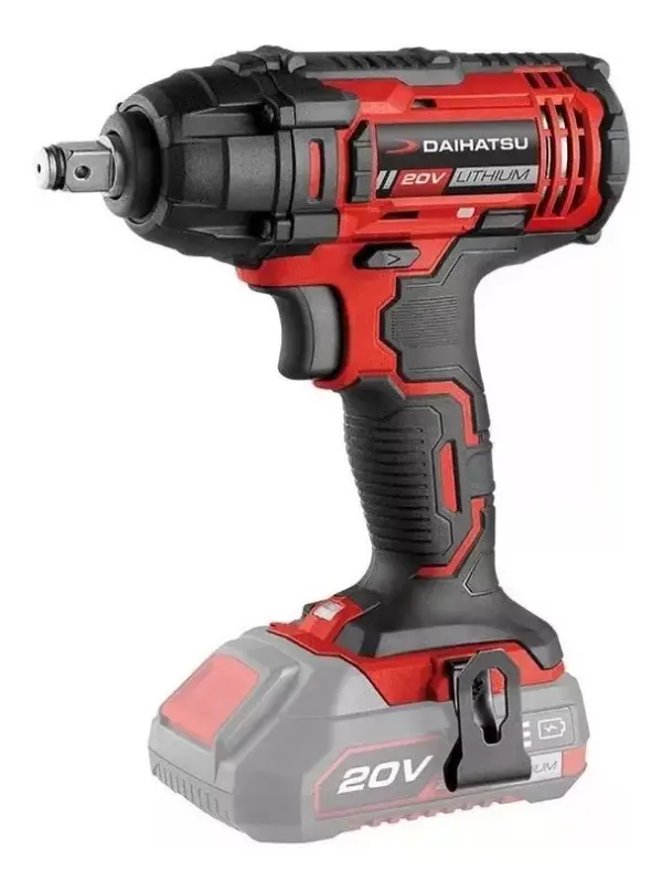 Llave impacto inalambrica 20v 1/2 cuadrante 400 Nm maletín con batería 4,0 Ah y cargador DAIHATSU - Image 3