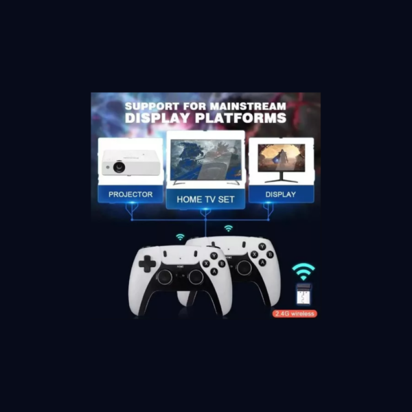CONSOLA DE JUEGOS GAME STICK PRO 4K WHITE 64GB 2 CONTROLES INALAMBRICOS - Image 3