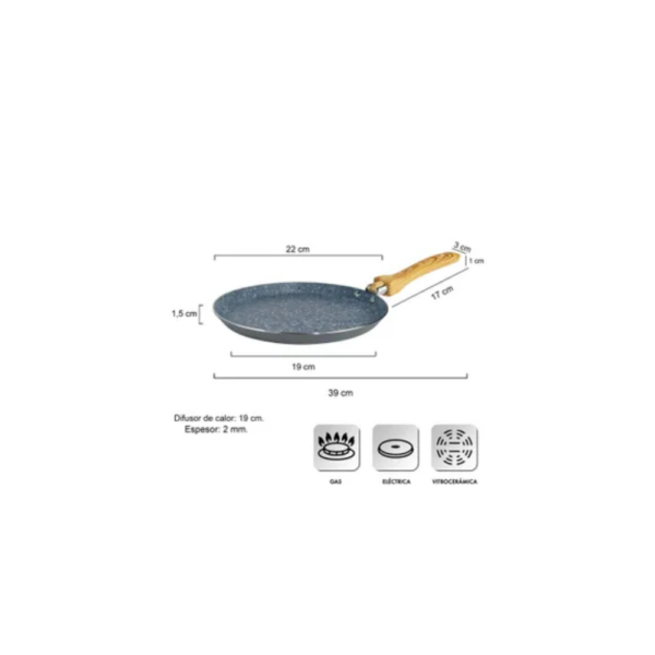 Set 8 Piezas Hudson Bateria Granito Antiadherente Ceramico - Image 4