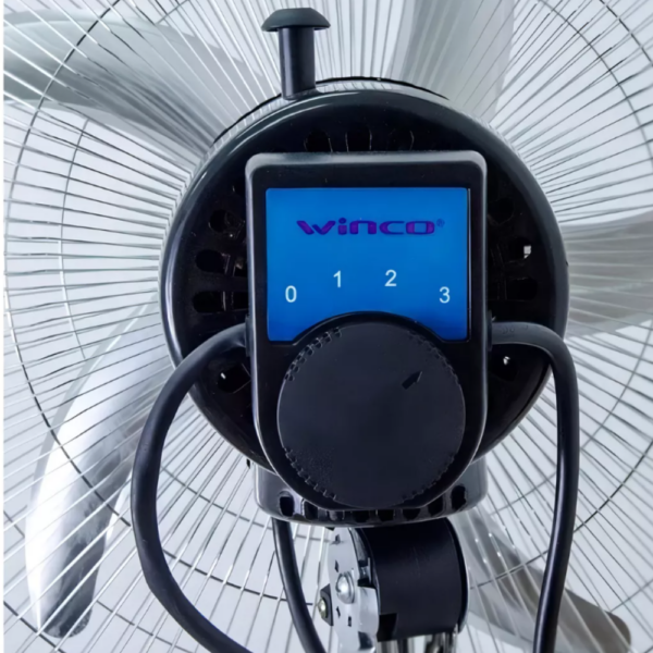 Ventilador 3 En 1 Winco 18 W118 5 Aspas 1100w Color de la estructura Negro Color de las aspas Gris Diámetro 18 " Material de las aspas Aluminio - Image 5