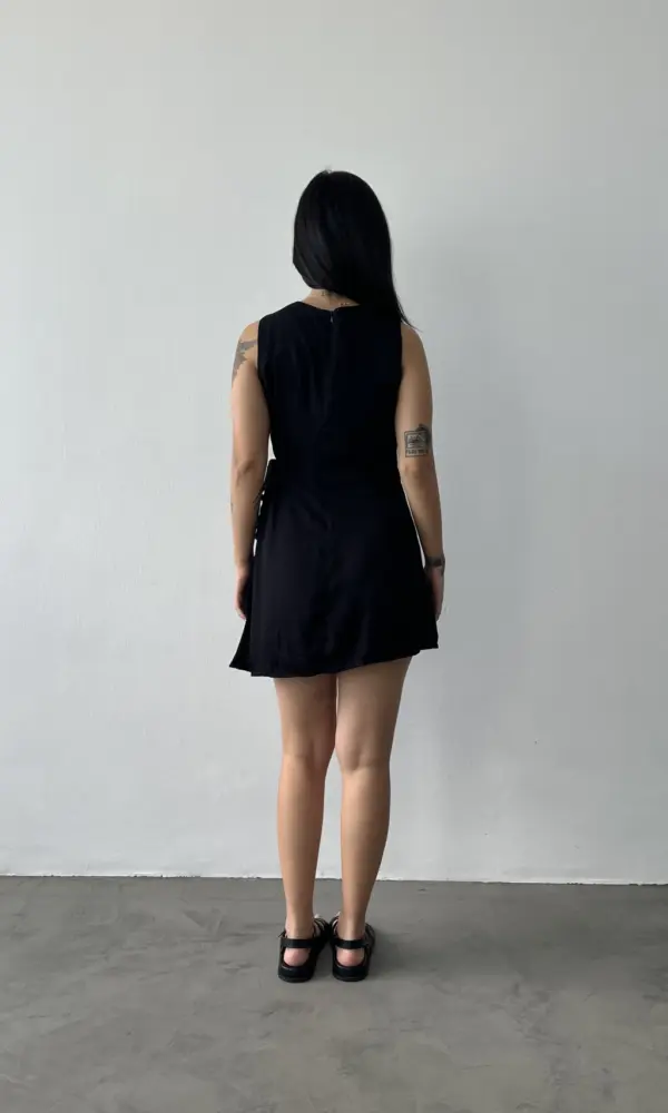 VESTIDO ARESTA // negro - Image 2