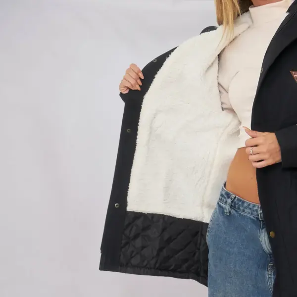 Customs Ba Camperas Mujer Parka Corderito Campera Invierno C - Image 2