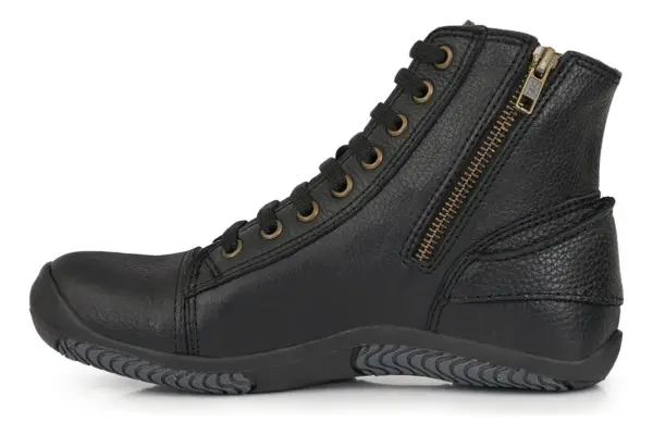 Borcego Mujer Cuero Bota Botineta Zapatilla Briganti Calin - Image 2
