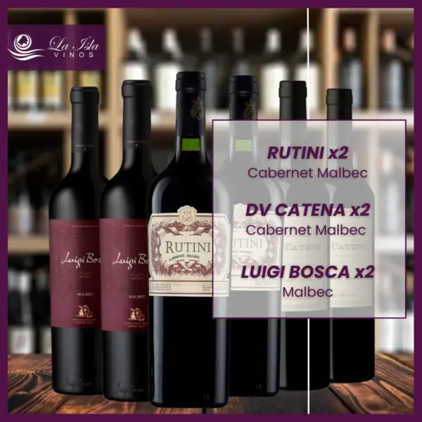 Oferta Vino Luigi Bosca + Rutini + Dv Catena Zapata Caja X 6 - Image 3
