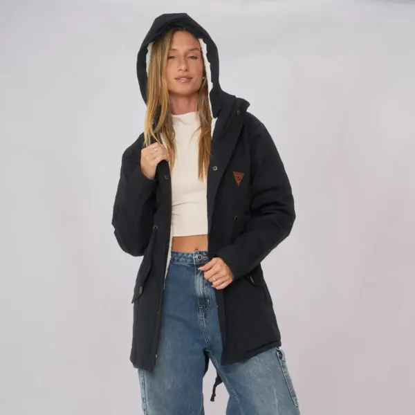 Customs Ba Camperas Mujer Parka Corderito Campera Invierno C - Image 9
