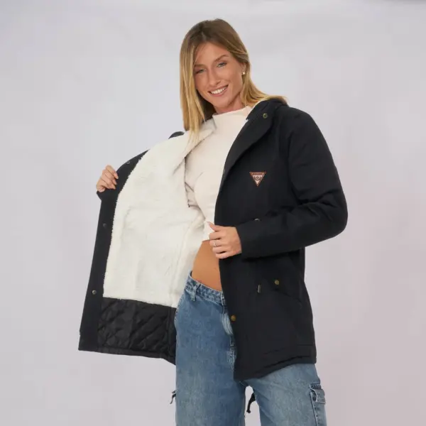 Customs Ba Camperas Mujer Parka Corderito Campera Invierno C - Image 11